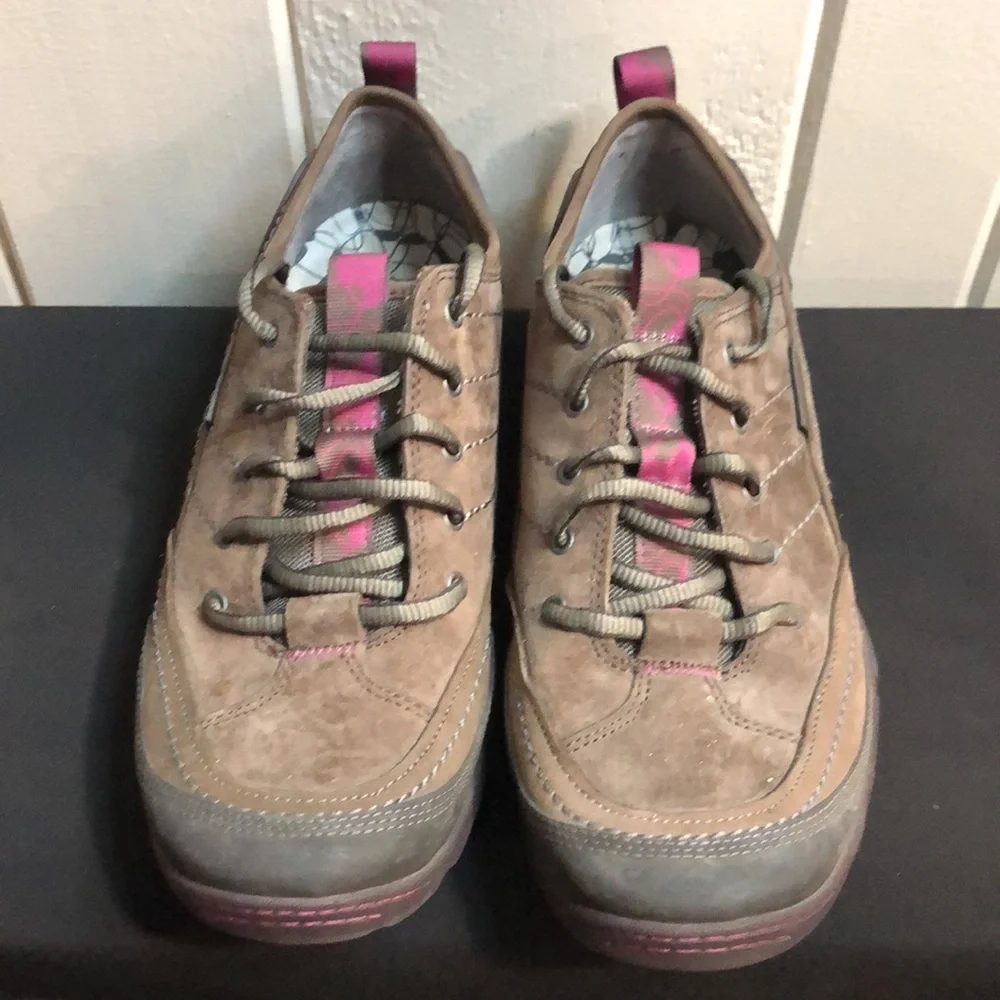 Merrell Brown Stone Women's Casual Lace Up Leather Shoes - Picture 8 of 8